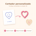 Cortador personalizado: tu dibujo convertido en cortador de galletas 3D